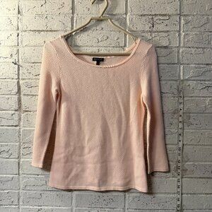 ✨ Escada Pink Textured Knit Top – Size Small ✨